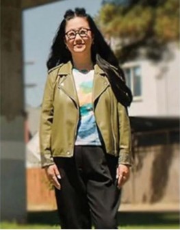 Shortcomings 2023 Sherry Cola (Alice) Green Jacket